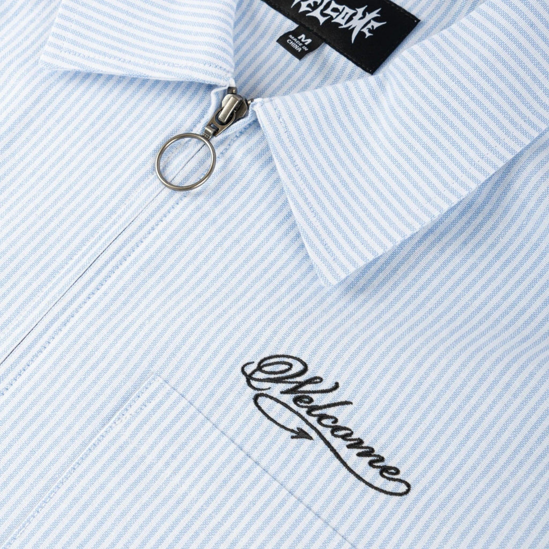 WELCOME Dimension Printed Longsleeve Oxford Shirt