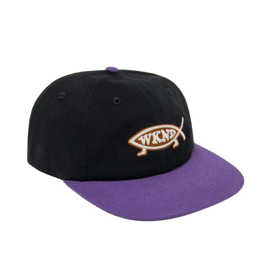 WKND Evo Fish Snapback Hat Black/Purple - Impact Skate