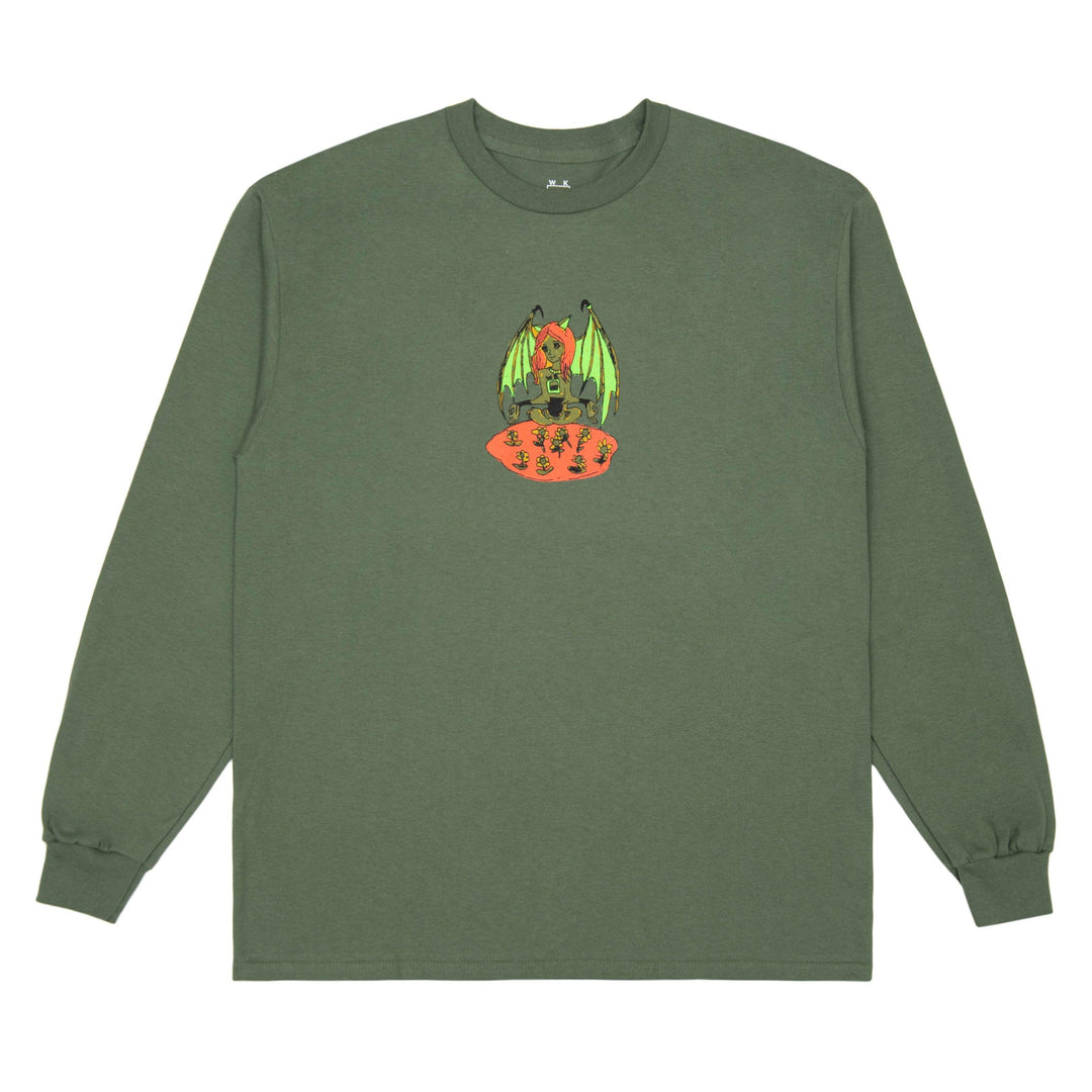 WKND Neighture Longsleeve Military Green - Impact Skate